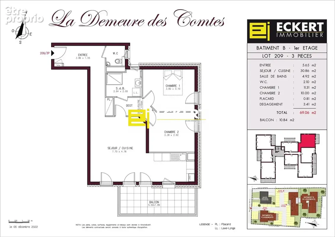Appartement 3 pièces 69 m² à vendre à Meistratzheim (67210) - photo 3