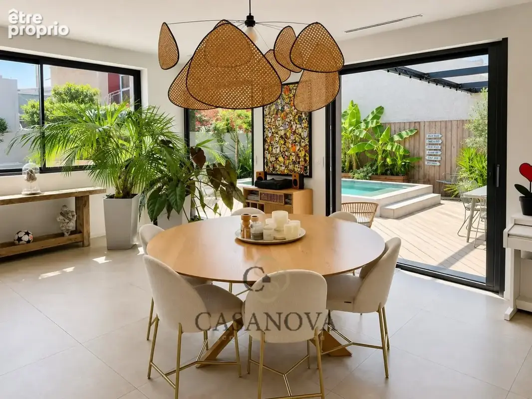 Maison de ville rénovée avec piscine à Palavas-les-Flots  170 m² et patios - photo 6