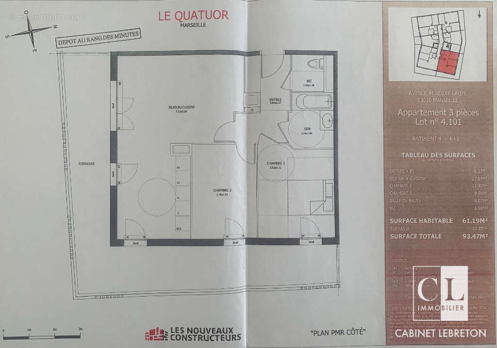 Appartement à MARSEILLE-10E