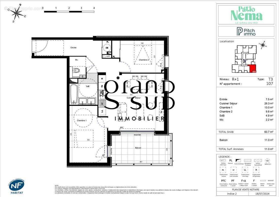 Appartement à LE GRAU-DU-ROI