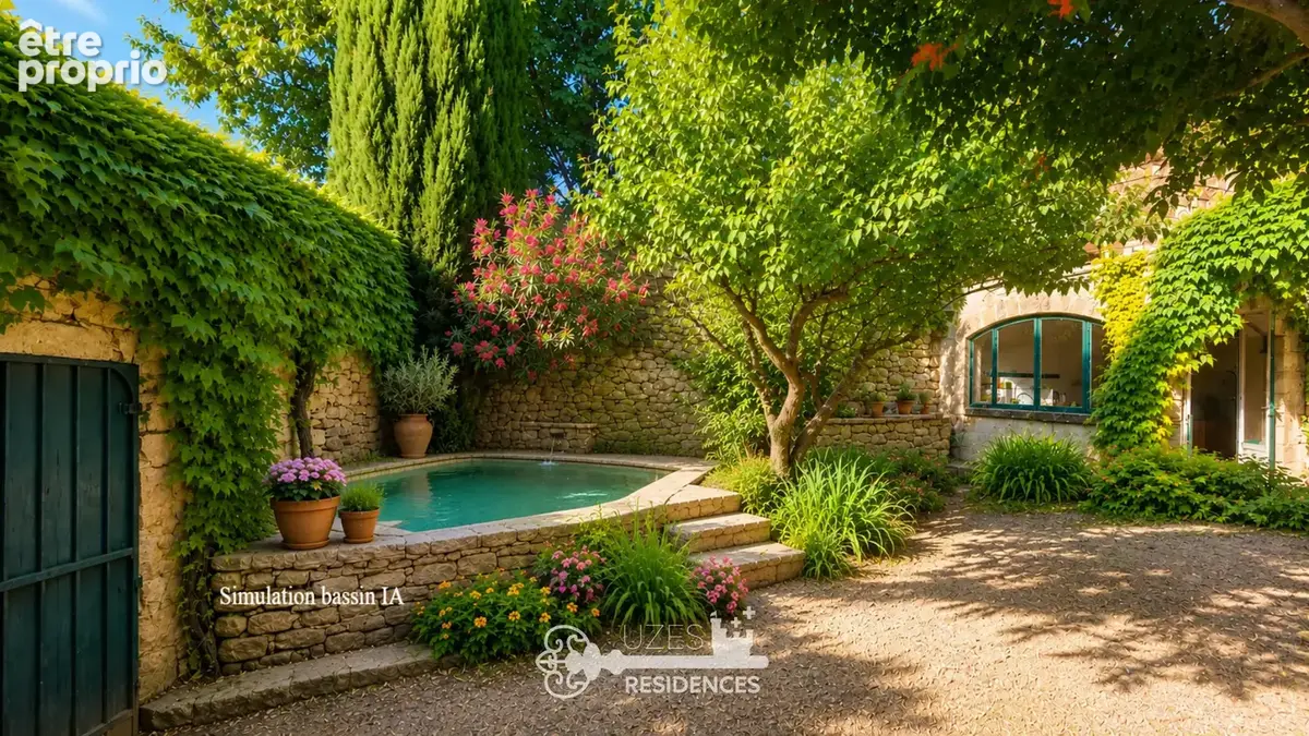 Demeure de caractère avec jardin, terrasses, studio indépendant et vues aux portes d'Uzès - photo 2