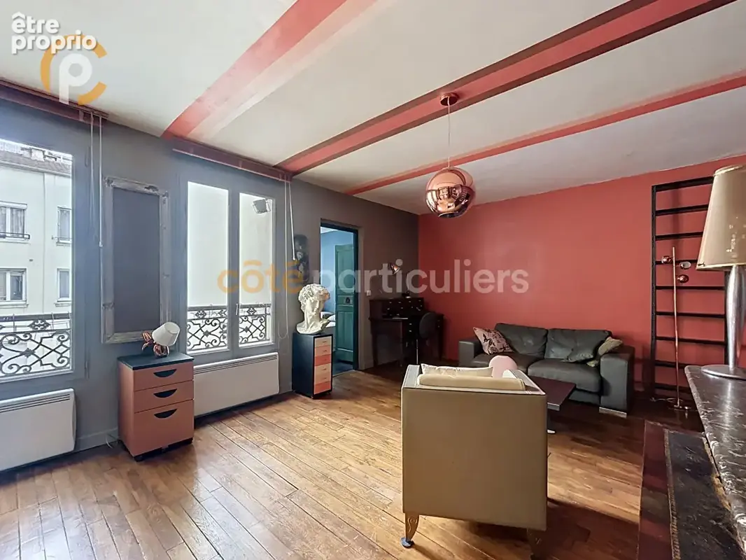 2 pièces  45m² au plan idéal avec charme de l'ancien - Tolbiac / BNF Paris 13e - photo 3