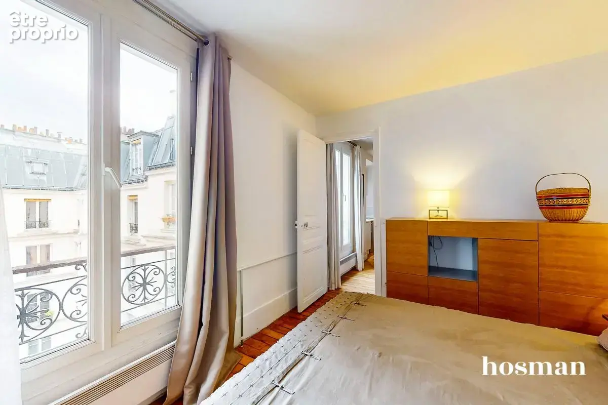 Appartement 2 pièces, calme, lumineux, de 35m² avec cave - Rue Custine, Paris - photo 8