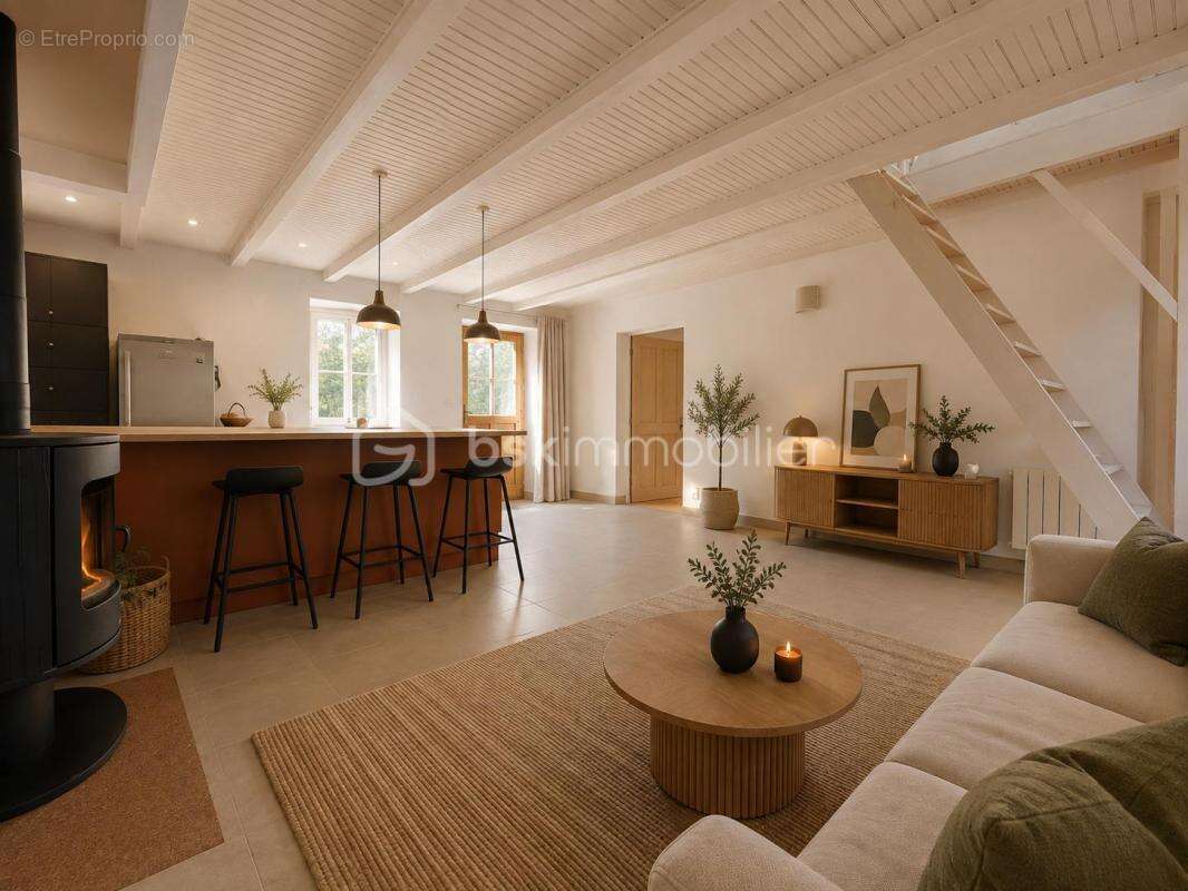 Maison en pierres 90m² - 4 chambres avec jardin Sud et dépendances - Saint-Dolay - photo 4