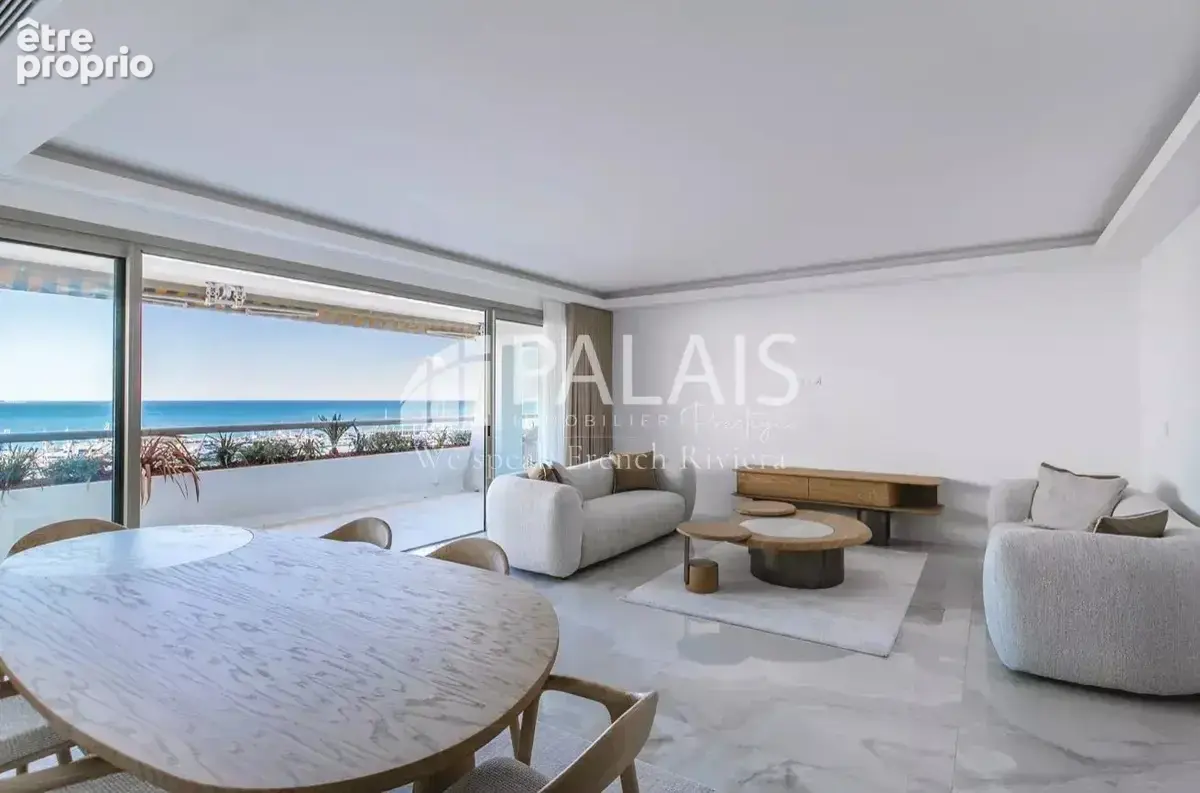 VILLENEUVE LOUBET / Marina Baie des Anges, sublime appartement 3 pièces rénové et climatisé avec terrasse,  vue mer, cave , gara - photo 3