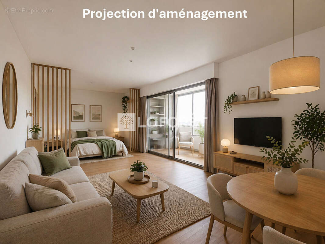 Parc des Bruyères - Studio de 44m² avec loggia - photo 3