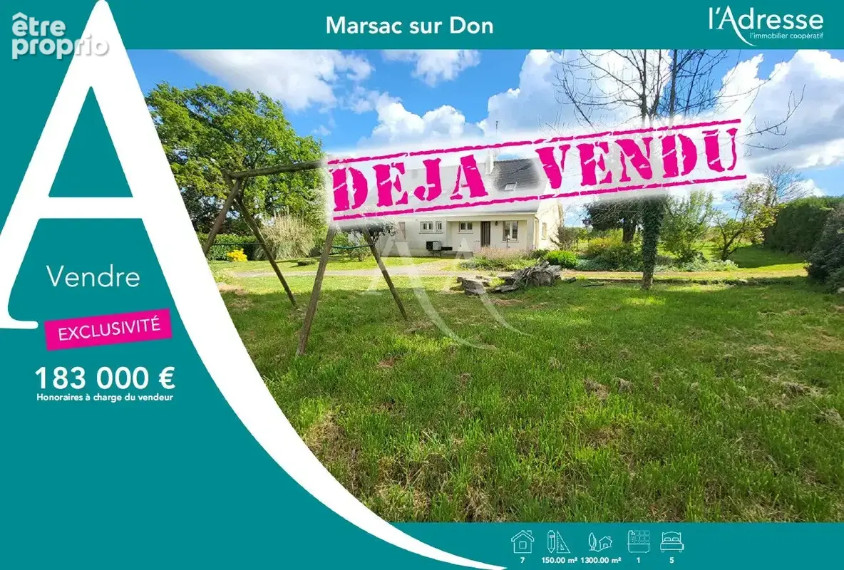 Maison à MARSAC-SUR-DON