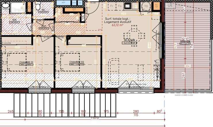 Appartement à TOURNEFEUILLE