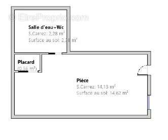 Île Saint Louis - Studio de 17 m² sur cour arborée - photo 9