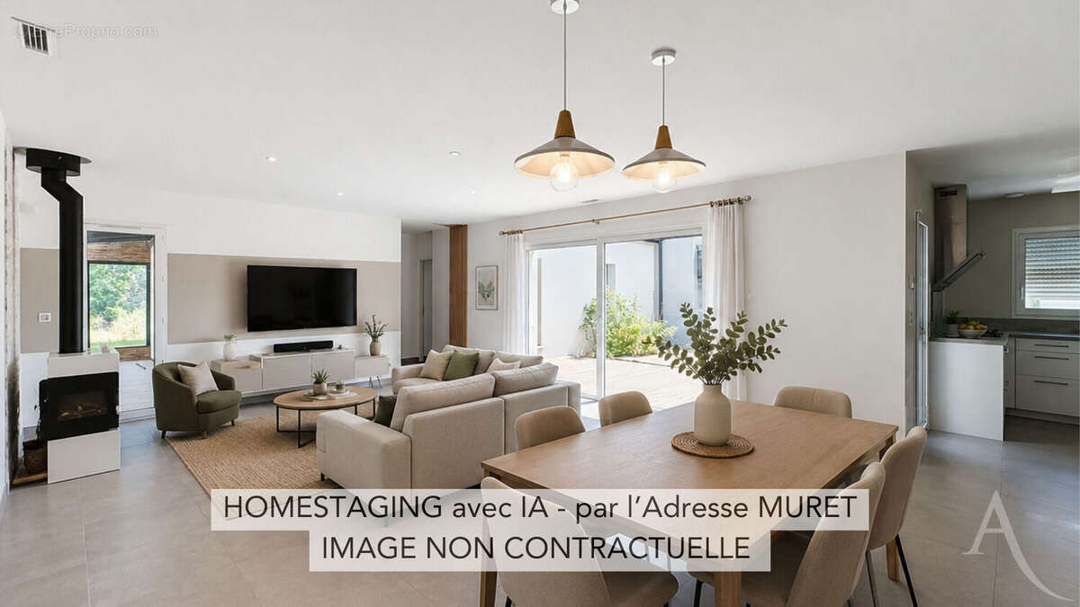 Villa contemporaine Plain pied- 172m² - Piscine - Terrain 1230 m² - photo 4