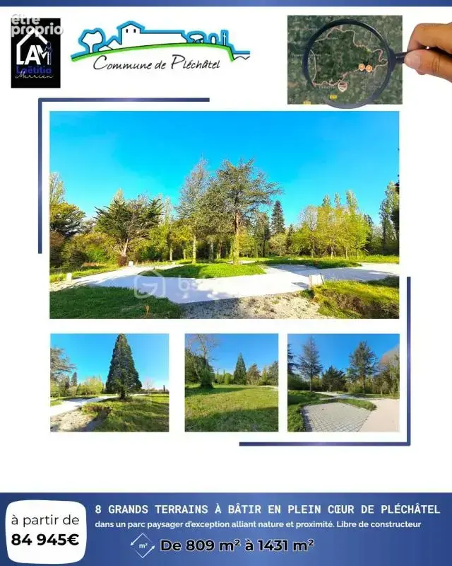 Terrain constructible de 1205m² viabilisé – Libre de constructeur - photo 4