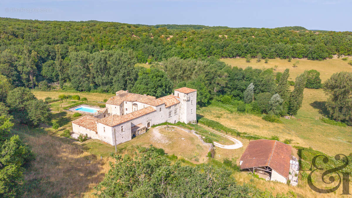 Exceptionnel château médiéval du XIVème siècle à Courbiac (Lot-et-Garonne, 47) - photo 2