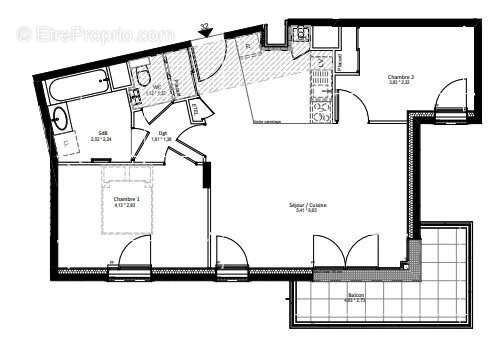 Appartement à ISSY-LES-MOULINEAUX