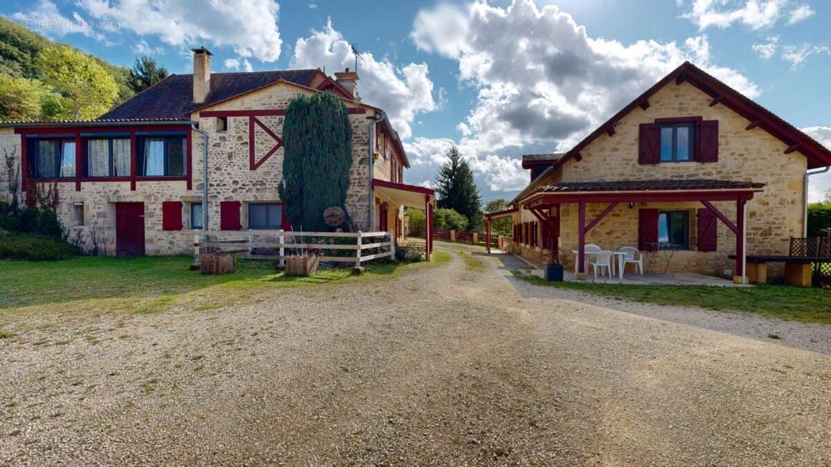 Ensemble-en-pierre-comprenant-5-gites-et-une-maiso - Maison à VEZAC