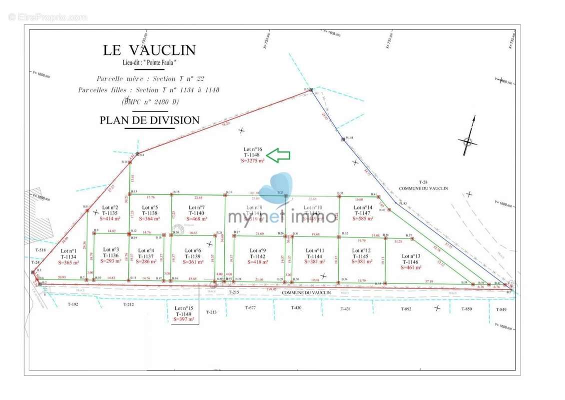 Terrain à LE VAUCLIN