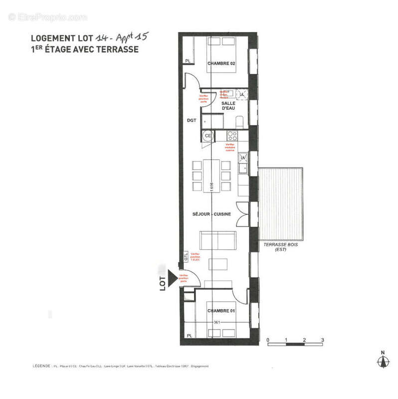 Appartement à VENDAYS-MONTALIVET