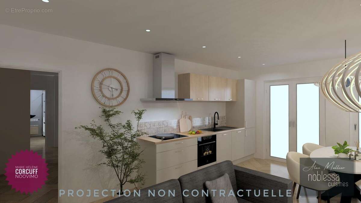 T3  Rez de chaussée jardinet   67 m2   Hyper centre de Liffr - photo 3