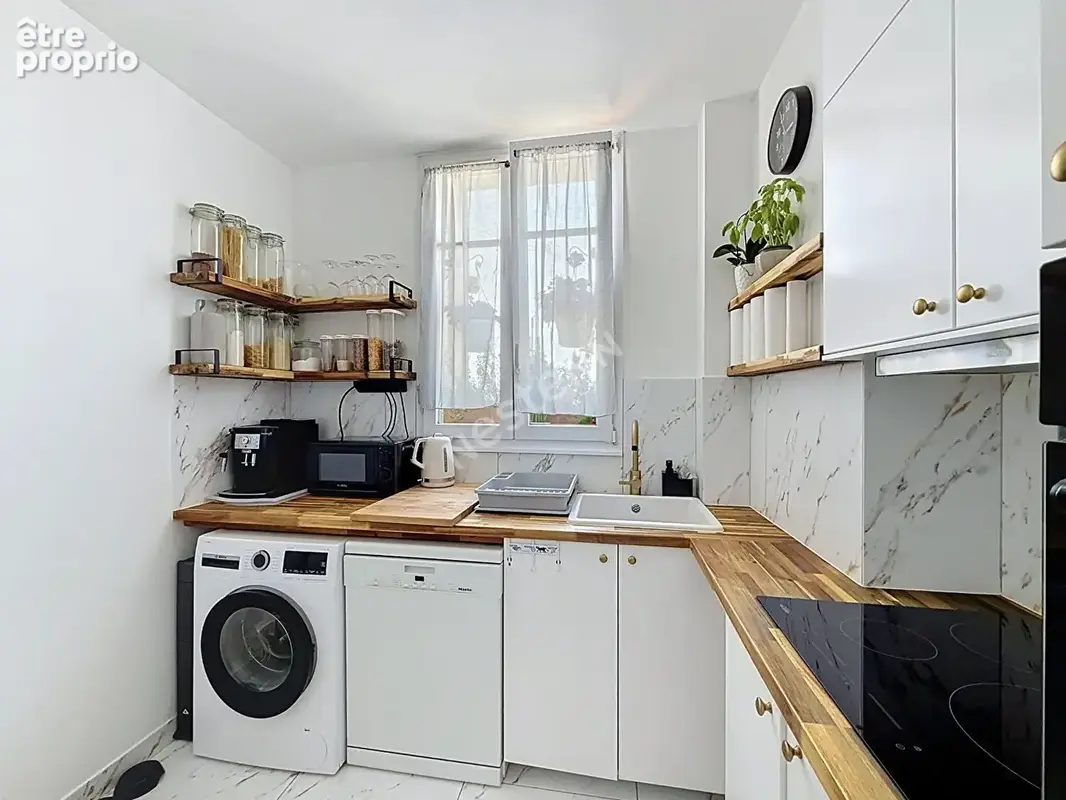 Montreuil, proche commerces et ecoles, joli 3 pieces traversant entierement renove avec 2 caves. - photo 2
