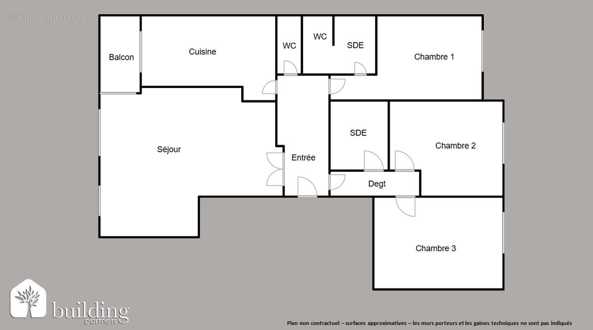 Appartement à LEVALLOIS-PERRET