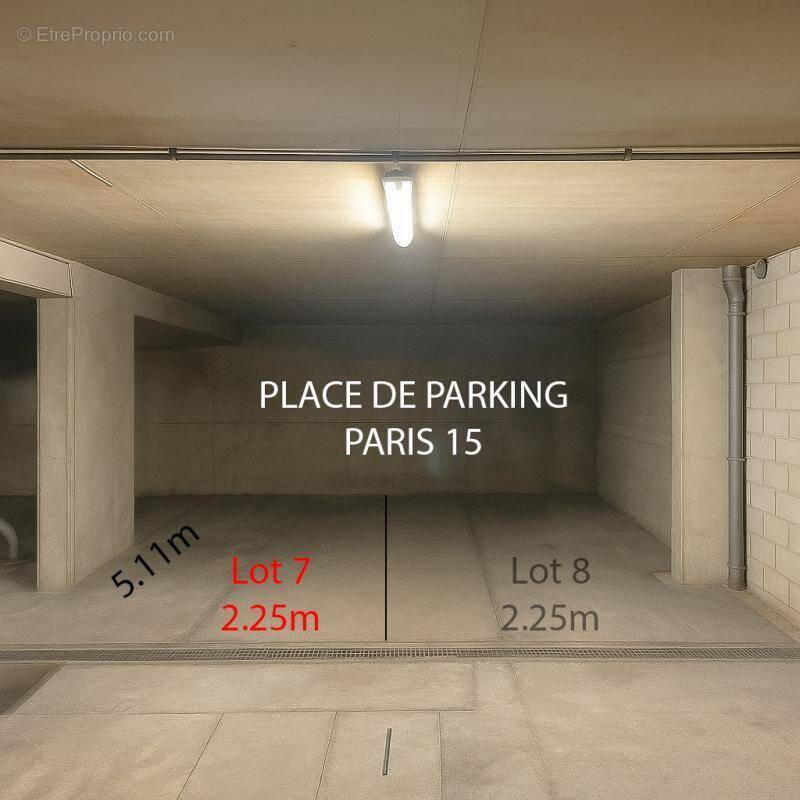 Parking à PARIS-15E