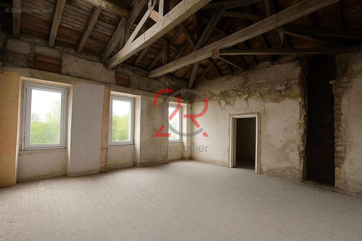 Appartement à créer avec belle hauteur sous plafond ,2  chambres - photo 4