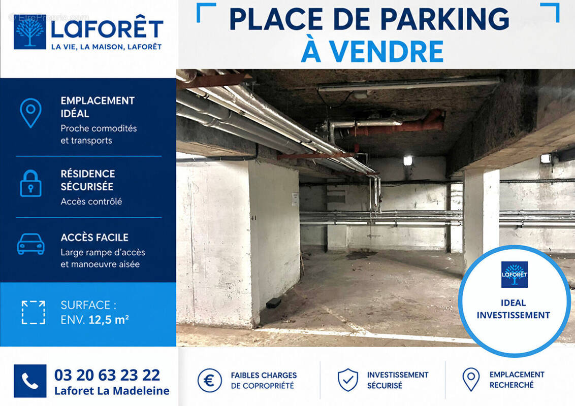 Parking à LA MADELEINE