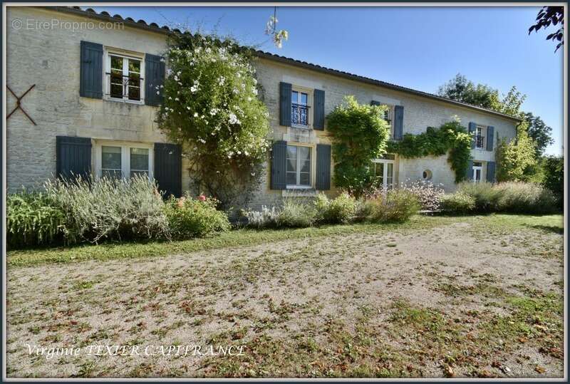 Maison à vendre 10 pièces VILLENEUVE LA COMTESSE (17) sur 4800 m² de terrain avec dépendances - photo 2