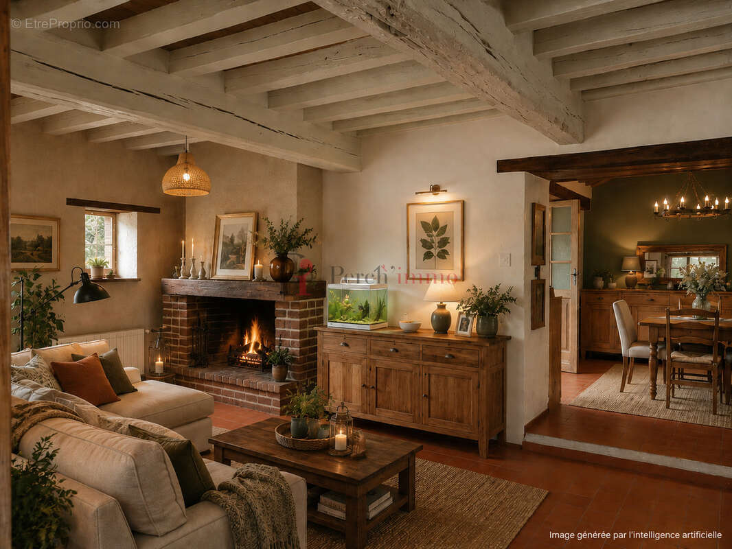 A 15 minutes de nogent-le-rotrou dans un hameau calme maison a renover - photo 4