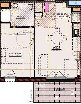Appartement à TOURNEFEUILLE