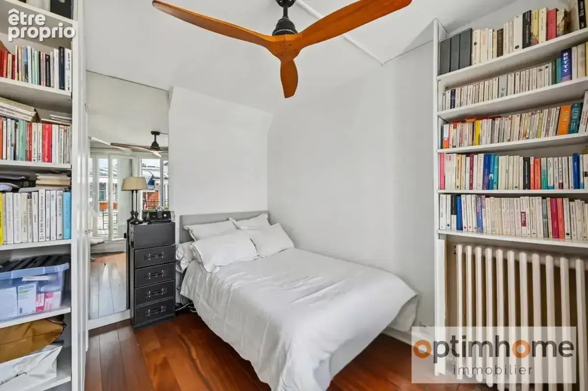Appartement à vendre 2 pièces - auteuil / jasmin - paris xvième -  dernier étage – grand balcon – vue dégagée - photo 14