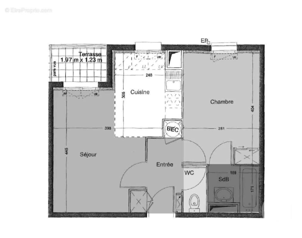 Appartement 39 m² à Vernon  - photo 7