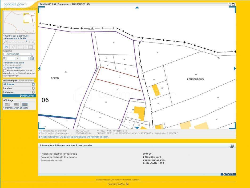 Terrain de 2 866 m² à Launstroff (57480) - photo 3