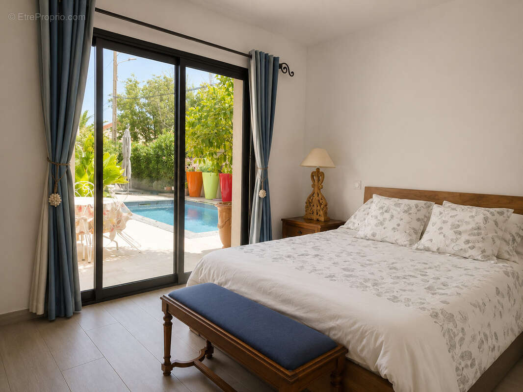 Villa contemporaine 4 faces avec piscine, grand séjour et garage - photo 9