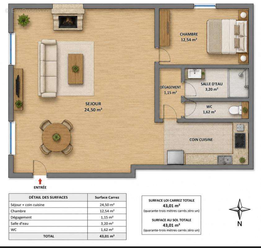 Appartement - photo 4