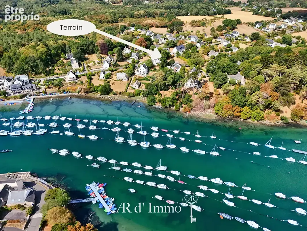 Terrain à bâtir 1 158 m² - Port de Kerdruc à 250 m - photo 3