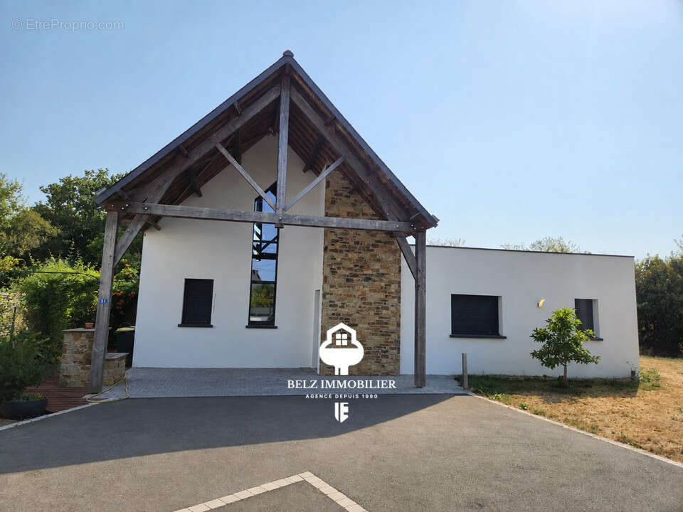Morbihan Sud Belz 130m² proche commerces Très Belle Contemporaine de plain-pied avec grand terrain de 1300m² - photo 13