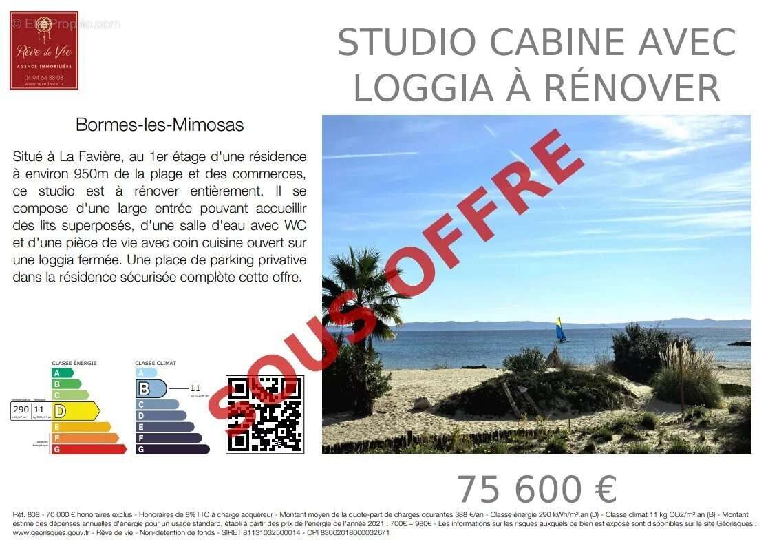 Appartement à BORMES-LES-MIMOSAS