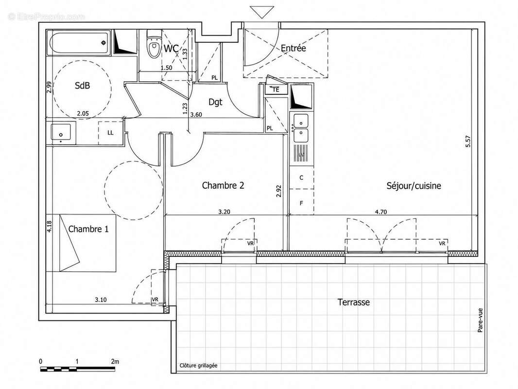 Appartement à LAGNY-SUR-MARNE