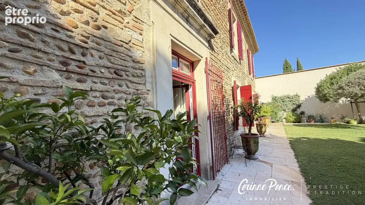 Maison vigneronne du XIXᵉ siècle de 283m2 avec piscine à Générac C.PONCE IMMOBILIER - photo 27