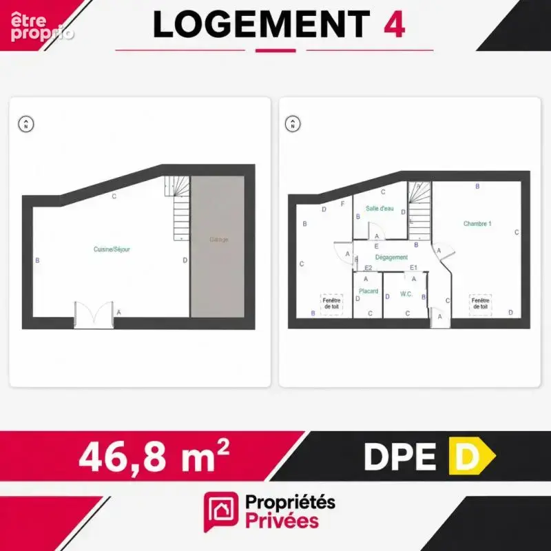 Cancale 35260 -corps de ferme composé de 5 logements  400 m2 habitable au total - photo 5