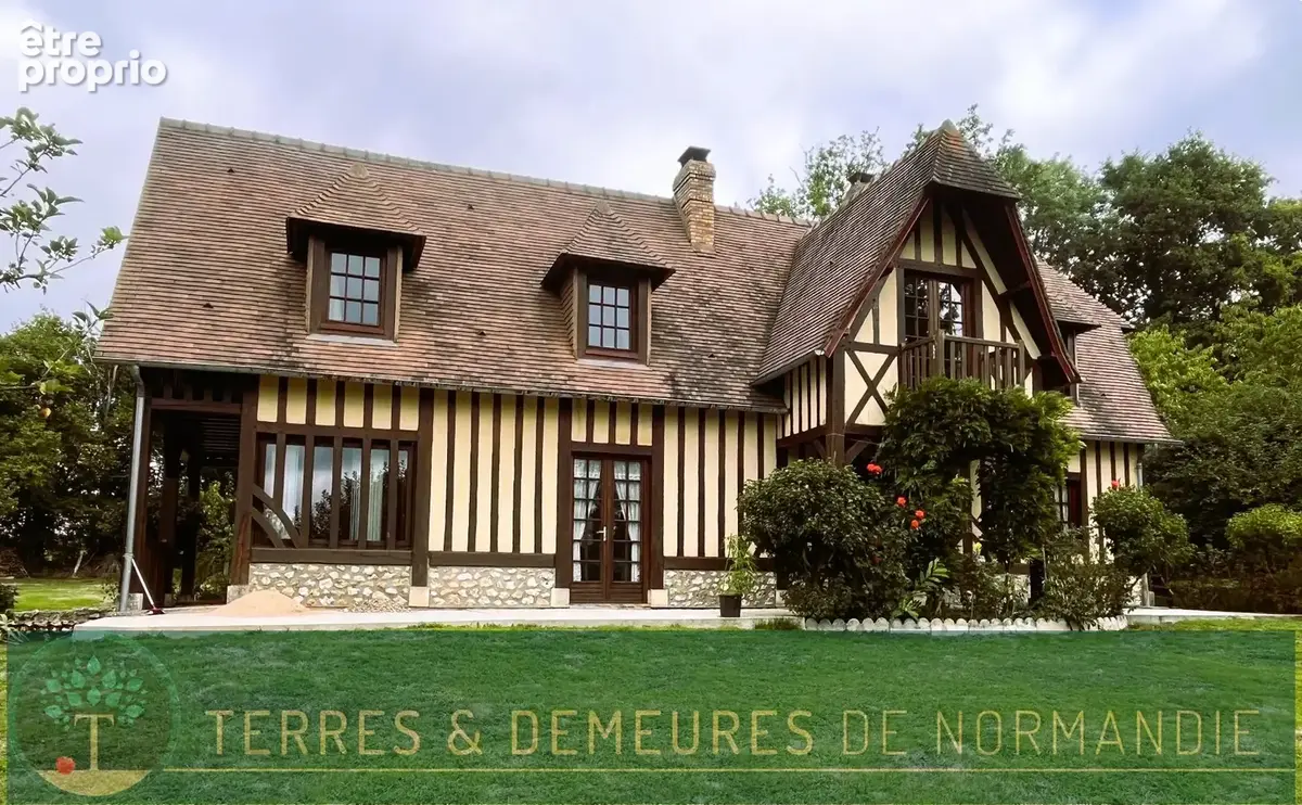 Propriété normande de caractère sur 4 hectares de terrain et dépendance, Vue époustouflante proche de Lisieux (14100) - photo 1