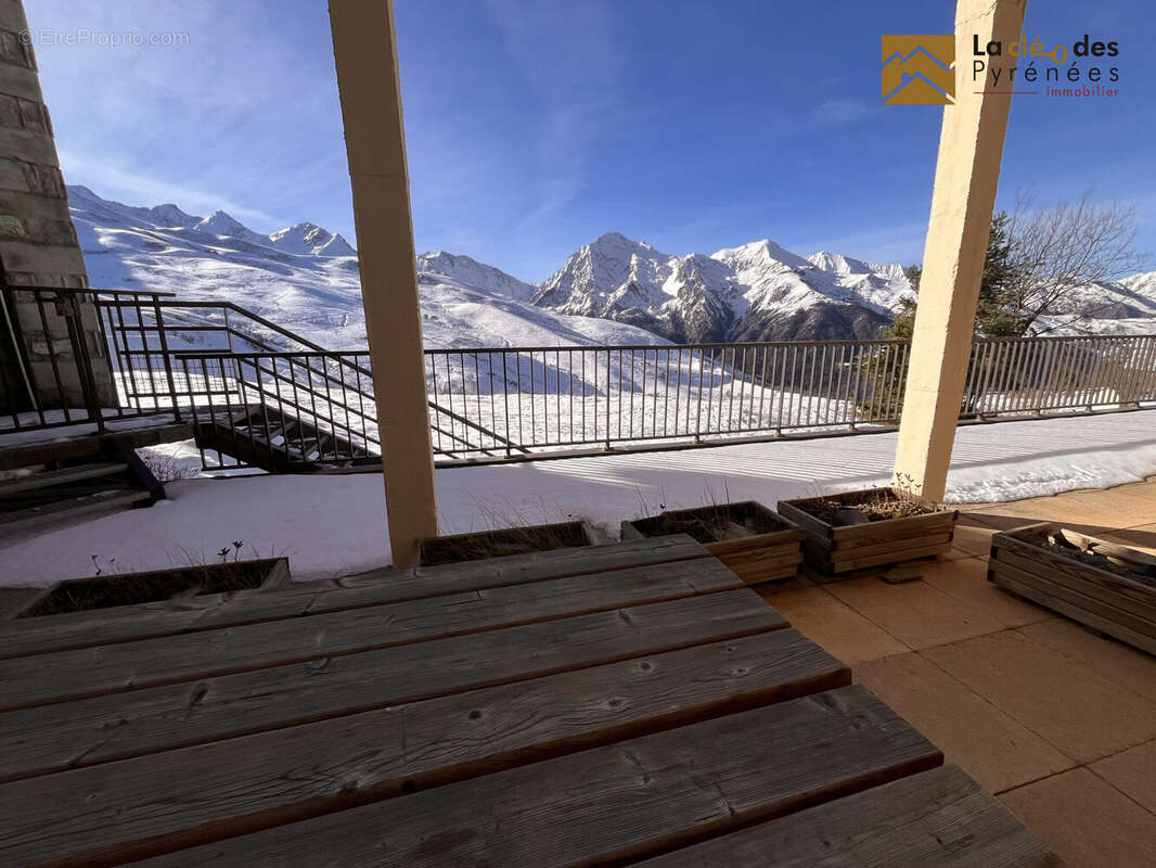 Terrasse - Peyragudes - Appartement à GERM