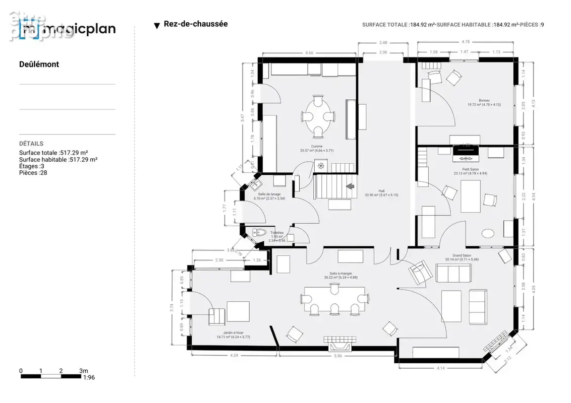 Demeure de caractère – 435 m² – 8 chambres – jardin à l’anglaise – deûlémont – propriété d’exception - photo 14