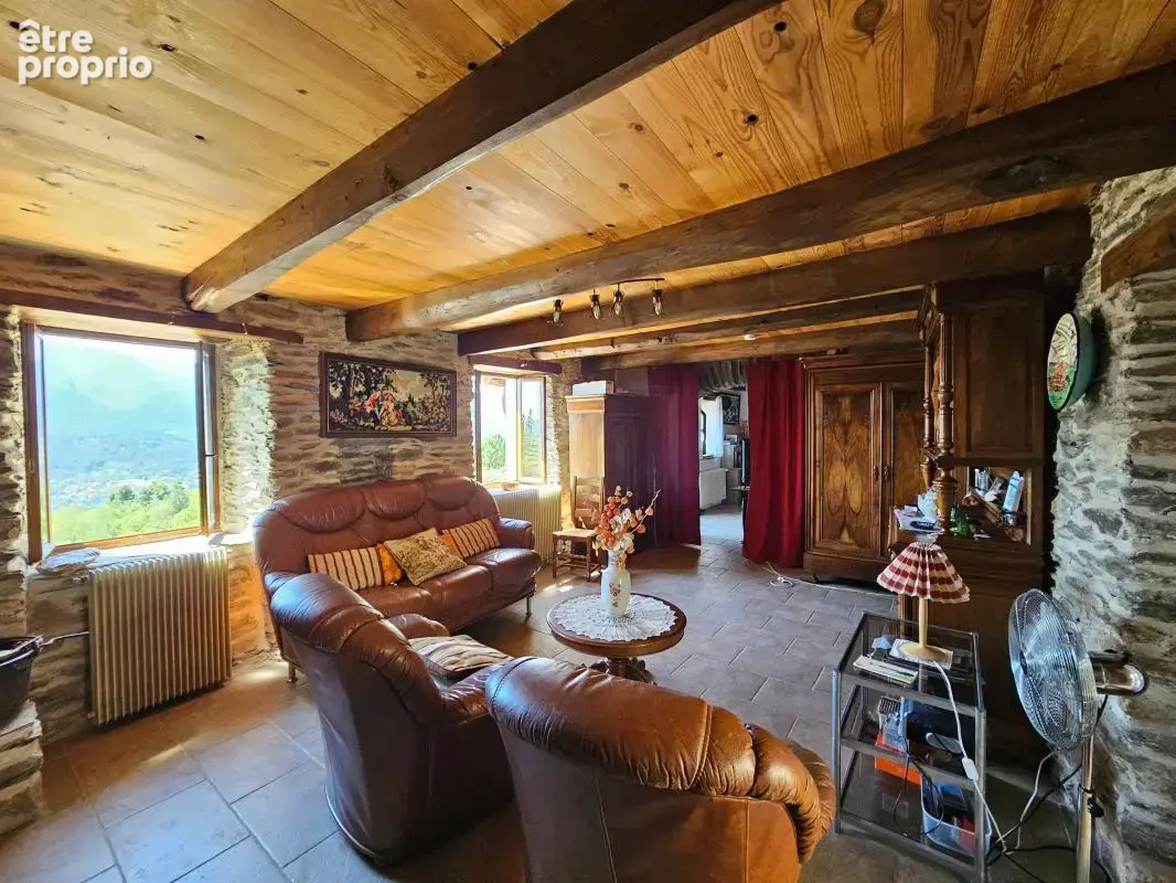 PONTEILS-ET-BRÉSIS- Mas en pierre 119m2, source privée, vue panoramique et 8000m2 de terrain. Annexe à rénover - photo 8