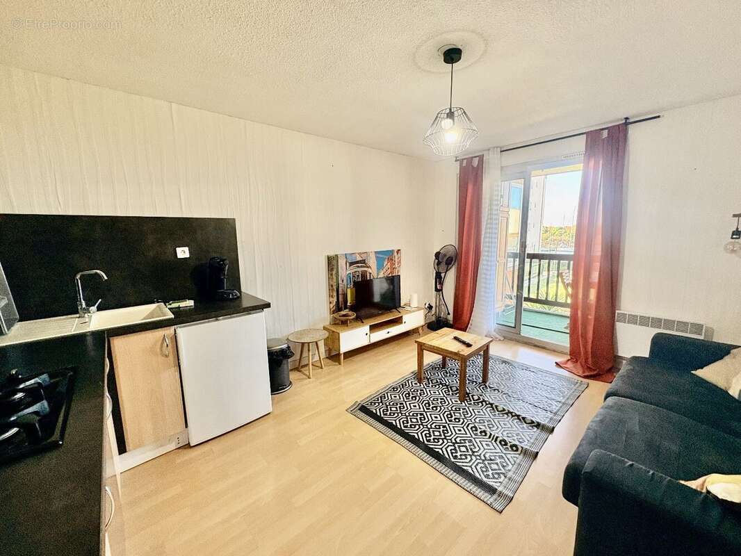 LE CAP D'AGDE - ÎLE DES PÊCHEURS - Appartement T2 dans résidence avec piscine, vue dégagée port - photo 7
