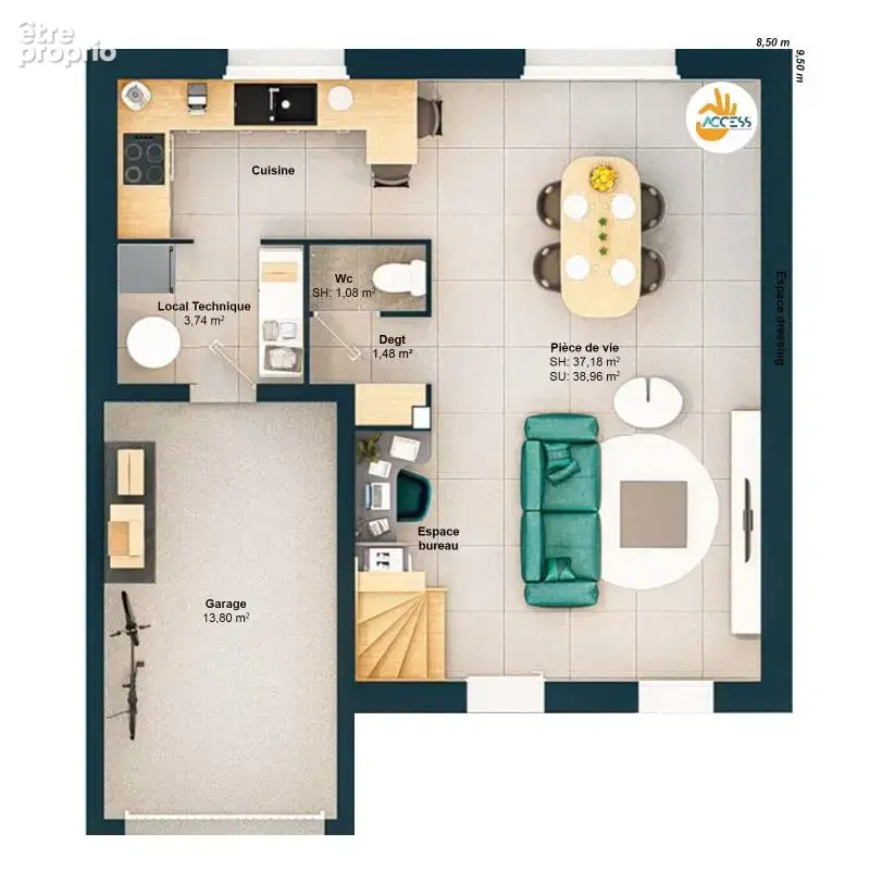 Maison 5 pièces 78 m2 - photo 7