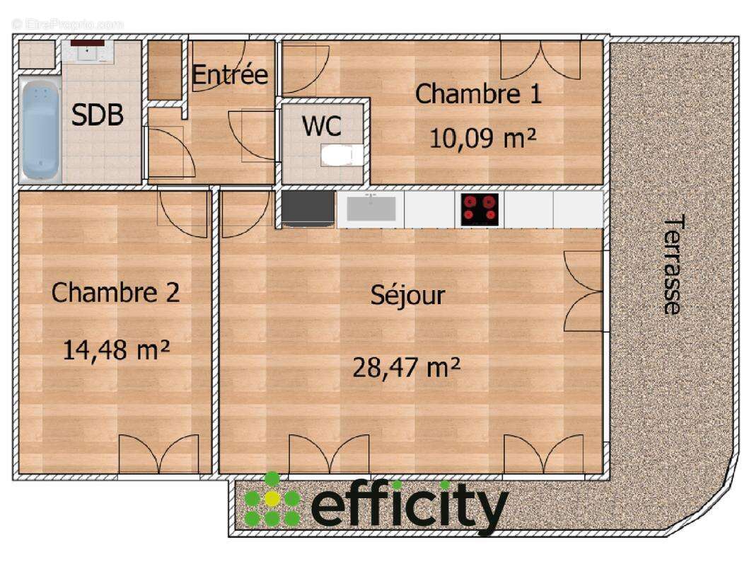 Appartement à ERAGNY