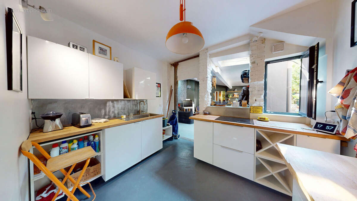 Triangle d'or - eglise de pantin  rare & atypique  loft sur jardin   lumineux  4-5 pieces  100 m² carrez - 130 m² habitable - photo 9