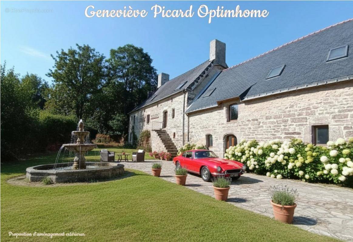 312 m2 d'histoire et de caractère sur près d'un hectare, aux portes de la forêt de Camors - photo 1
