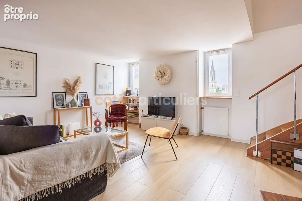 Nantes/saint-clair -- t3 de charme en duplex -- 85m² carrez, 120m² au sol - photo 4